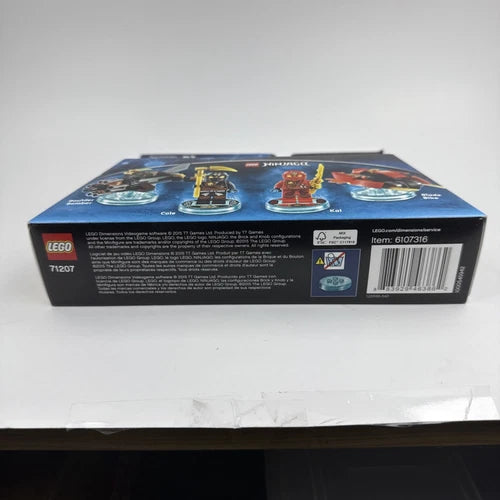 LEGO Dimensions Ninjago Team Pack 97 Pcs Cole & Kai 71207 Brand New NIB