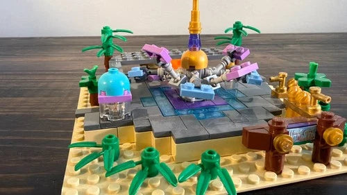LEGO MOC Miniature Disney World Adventureland Aladdin's Magic Carpet Ride