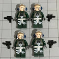 LEGO STAR WARS A-WING PILOT SW0819 RARE Lot Of 4 G6 17