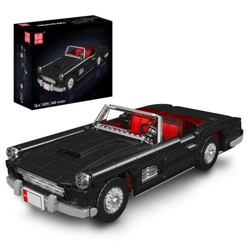 Mould King 10278 Retro American Convertible Car Building Blocks Set 1430PCS