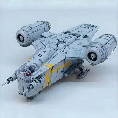 NEW 6187 PCS Mandalorian Razor's Crest Spaceship Building Block Set Unbranded