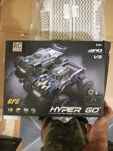 Hyper Go Monster Truck RC 1:16 4WD Electric with GPS RCM16H-1