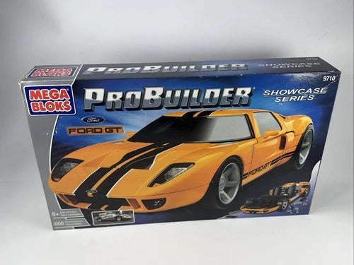 New SEALED Mega Bloks Ford GT Pro Builder Car - 9710 Showcase Series 2003