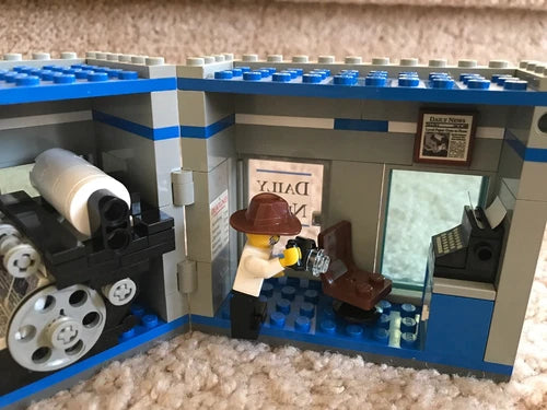 Lego City Custom Design Local News Very Detailed