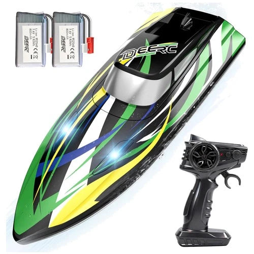 Fast RC Boat for Kids & Adults, 2 Batteries