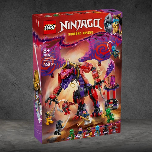 Lego 71832 Thunderfang Dragon of Chaos Set-Ninjago's Rising Lot-Brand New Sealed