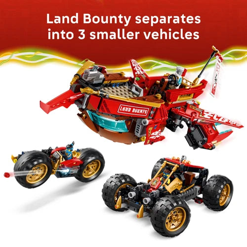 MEOW NINJAGO Land Bounty - Building Toy for Boys & Girls, Ages 9+ - Off-Road Bug