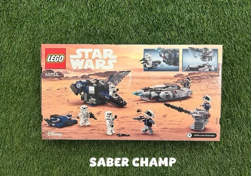 Retired LEGO® Star Wars™ : Imperial Dropship vs. Rebel Scout Speeder ( 40755 )