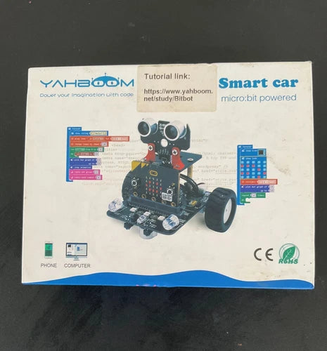 Microbit V2 Coding Smart Robotics Toys DIY STEM Science Education RC Car Kit for