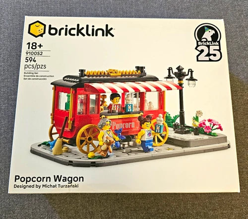 LEGO BrickLink 2025 Designer Program Popcorn Wagon 910052 594pcs NEW