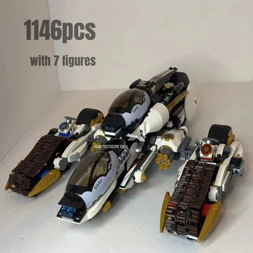 1146pcs Ultra Stealth Raider Building Blocks MOC 70595 Toys New Sealed (bagged)