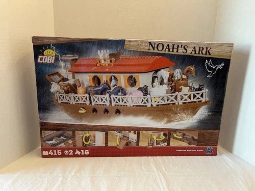 Noah’s Ark Cobi 415 Piece Building Set Compatible With Other Brands