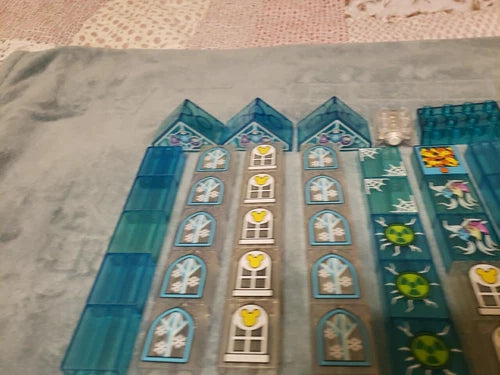 Lego Duplo Translucent Bricks 120 Blocks Blue Clear Yellow Angle Water Ice