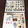 MEOW Harry Potter Bulk Lot Minifigure Parts & Accessories Multicolor