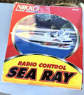 Nikko Radio Control Sea Ray RC Boat #19053 w/ Box & Controller Untested Vintage