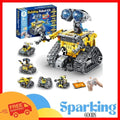 631-Piece Racing Robot Kit with Remote Control - Perfect for STEM Learning Fun
