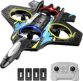 Foam RC Planes Remote Control Airplanes for Kids Adults, 4 Batteries, RC Airplan