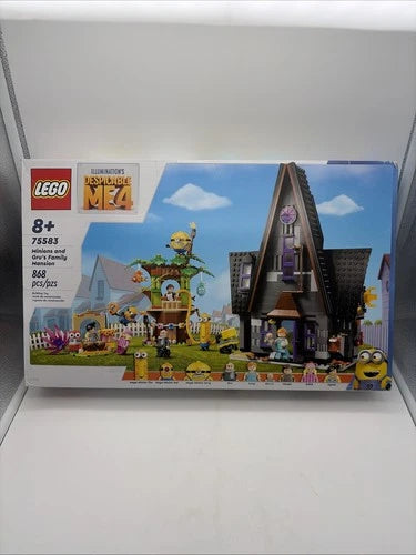 Lego 75583 Despicable Me 4: Minions and Gru Family Mansion New Sealed Retired