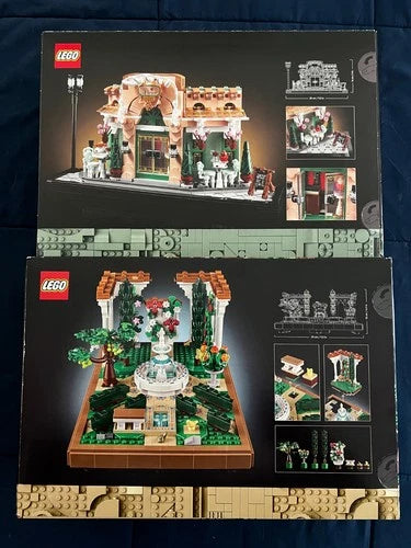 MEOW Icons- NEW SEALED LOT- Fountain Garden ( & French Cafe (10362)
