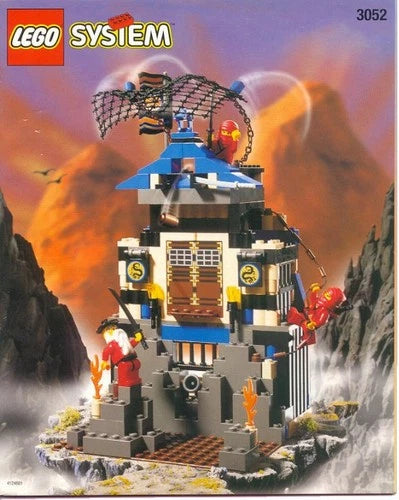 LEGO Castle: Ninja Fire Fortress (3052) Complete