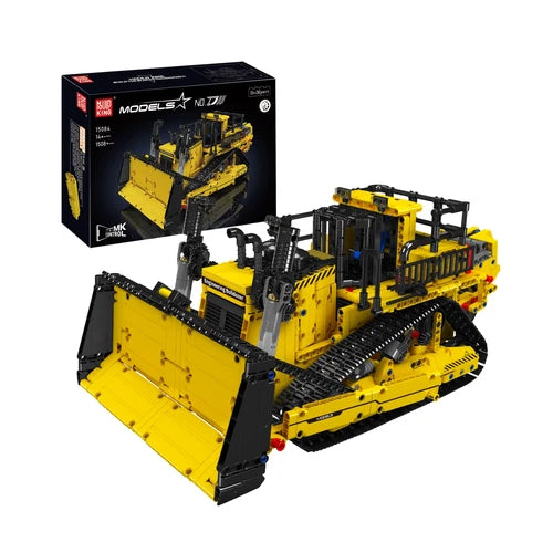 Mould King 15084 Movable Electric Power Bulldozer Building Blocks Set 1508+ pcs