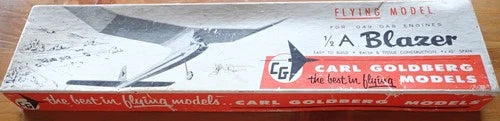 Carl Goldberg 1/2A Blazer Balsa R/C Model Airplane Kit 40" W/Span