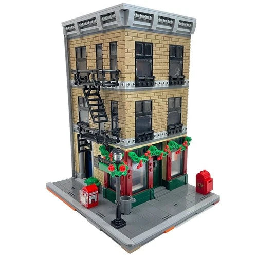 MOC Modular Apartment Office Pub Combination Building Kits 767 Pcs