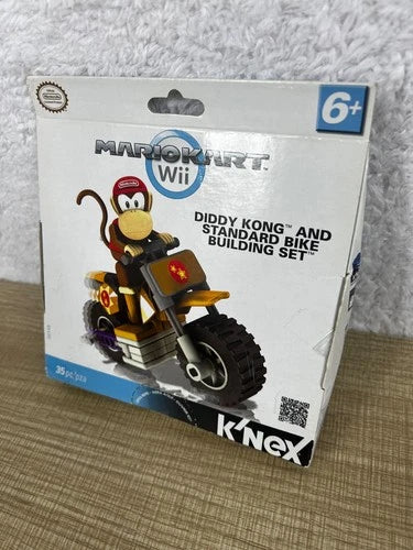 K'nex Wii MARIOKART Standard Bike Lot 4 Building Set TOAD,DIDDY,KOOPA & KONG