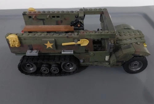 Mega Bloks Call of Duty Half Track Ambush Incomplete