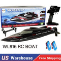 Brushless RC Boat 55Km/H High Speed 2.4G Remote Control For Adults 2 Batteries