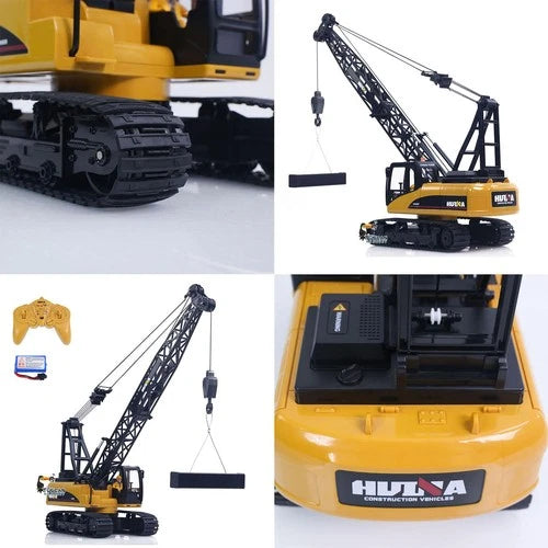Hot Sale 1/14 HUINA1572 15CH Radio Control Construction Crane Truck Tower Digger