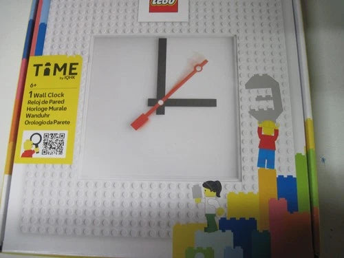 Lego #510226 Wall Clock MOC ( My Own Creation) - Brand New SEALED
