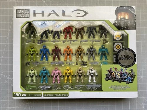 MEGA BLOKS Halo Spartan Tribute Pack Special Edition 180 pcs Set 97520