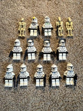 MEOW Phase 1 Clone Trooper Minifigure Lot With Clone Pilot + Horn Company Sw0201