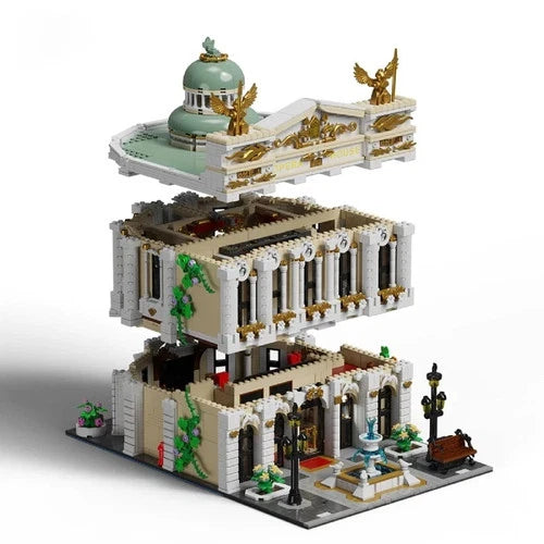 Royal Opera House Architecture Building Blocks Set 4490 Pcs 8 Figures Toy Gift
