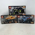LEGO Technic Monster Jam Grave Digger 42118 Megalodon 42134 Toro Loco 42135 Lot
