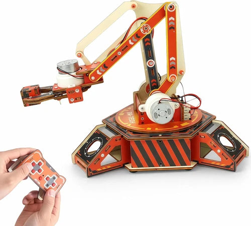 Robot Arm Kits, Robotics for Kids Ages 8-12 14-16 STEM Toys, 360° Rotation