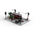 ZITIANYOUBUILD Trolley Crossing 1667 Pieces Building Toys Set Playset