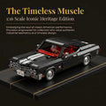 Muscle Car Chevelle SS 454 Building Bricks Set Silver Roll Spray 1038 Pieces
