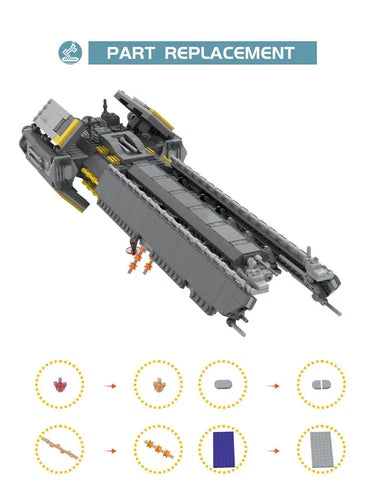 Super Destroyer Spaceship MOC Model Building Blocks Set 3152pcs Sci-fi Toy
