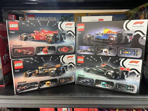 Lego Speed Champions Formula 1 F1 4-pack - McLaren, Ferrari, Mercedes, Red Bull