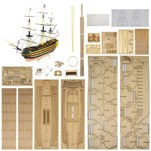 Ship Model Building Kit - 1/200 HMS Victory - Sailing Boat Model
