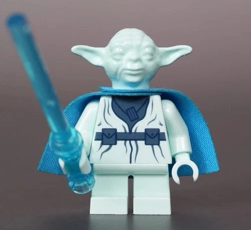 MEOW Star Wars TCS Force Ghost Yoda Minifigure Custom Print on MEOW! rjscustoms