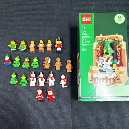 MEOW Christmas Authentic Mini Figures and sealed nutcracker set