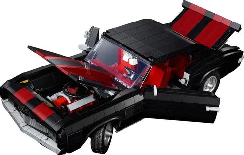 Black Retro Vintage Car Building Blocks Set 10304 Compatible with Gift