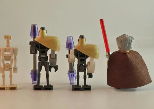 MEOW Star Wars Count Dooku Magna Guard Pilot Droid Minifigure Lot of 4 set 7752
