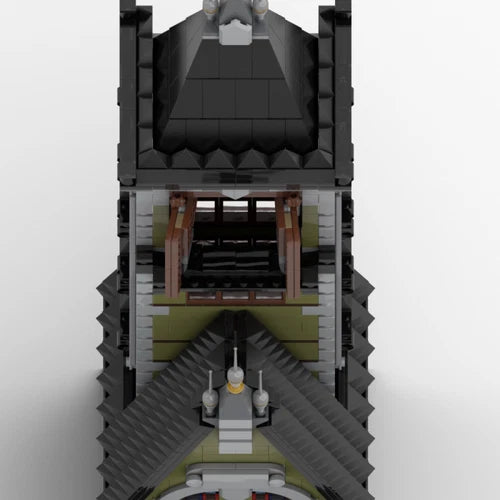 MOC-217609 Creative Halloween Ghost Tower building blocks Toys Christmas gift