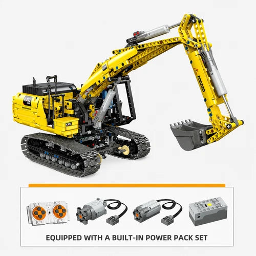1246PCS RC Excavator Building Blocks Set Motorized Construction Vehicle STEM Toy