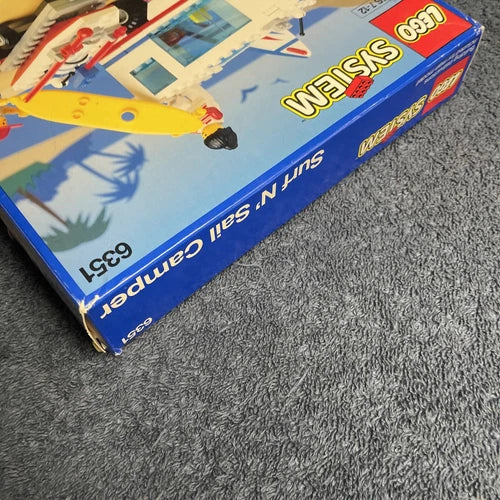 LEGO Town 6351 Surf N’ Sail Camper W/Box & Books Great Shape