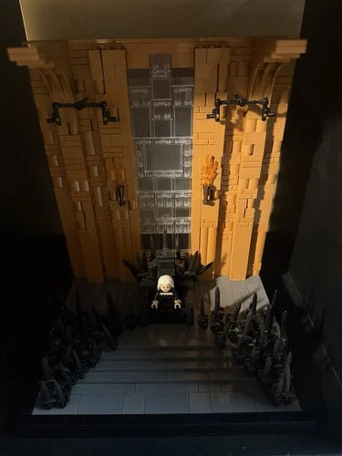 LEGO CUSTOM DIORAMA IRON THRONE (HOUSE OF THE DRAGON) game of thrones moc￼